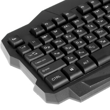 Клавиатура Oklick 757G HW2 проводная, USB Type-A, чёрный