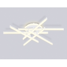 Потолочный светодиодный светильник Ambrella light FL6251 WH белый 97W 3000K-6400K 805*760*170 (ПДУ ИК)