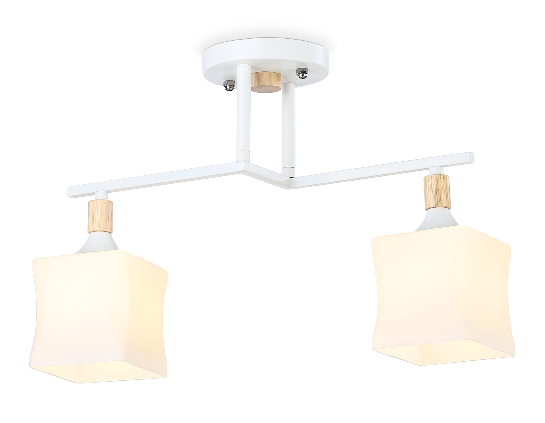 Светильник Ambrella light TR9484/2 WH/FR белый/белый матовый E27/2 max 40W 405*175*280