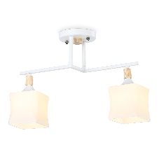 Светильник Ambrella light TR9484/2 WH/FR белый/белый матовый E27/2 max 40W 405*175*280 Светильник Ambrella light TR9484/2 WH/FR белый/белый матовый E27/2 max 40W 405*175*280