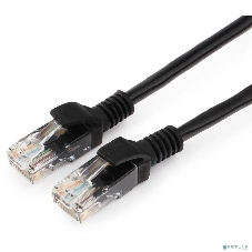 Патч-корд медный UTP Cablexpert PP10-2M/BK cat.5e, 2м, литой, многожильный, черный