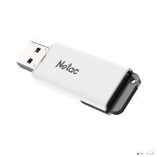 Флешка USB Netac U185 (NT03U185N-032G-20WH), 32Gb, USB 2.0, R/W 25/10, белый/серый