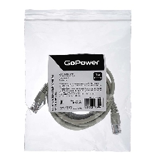 Кабель GoPower PATCH RJ-45(M)-RJ-45(M) 00-00029036 3M серый