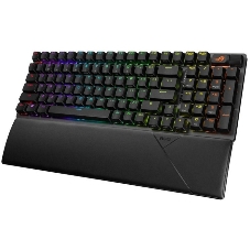 Клавиатура ASUS Strix Scope II 96 гибридная, Bluetooth, радиоканал, чёрный