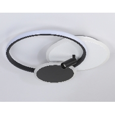 Светильник Ambrella light FL5118/3+1 WH/BK белый/черный 64W 3000K/4200K/6400K+4200K 480*425*110 (ПДУ ИК)