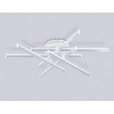 Потолочный светодиодный светильник Ambrella light FL6251 WH белый 97W 3000K-6400K 805*760*170 (ПДУ ИК)
