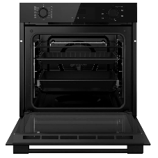 Духовой шкаф Kuppersberg HO 622 B, High-Tech, 78 л, комбинированное управление, дисплей, таймер, 11 режимов, макс. температура 300 градусов, гриль, телескопические направляющие (на 1 уровень), энергоэффективность А, цвет черный, цвет фурнитуры черный