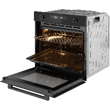 Духовой шкаф электрический Weissgauff EOM 741 PDB Black Edition черный