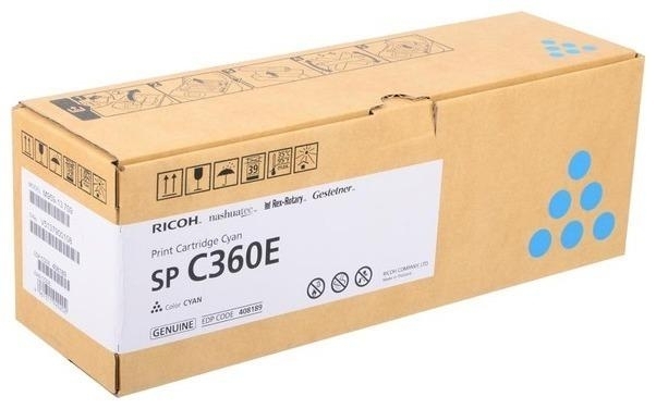 Картридж лазерный голубой, тип SP C360E Ricoh SP C360DNw/SP C360SNw/SP C360SFNw/SP C361SFNw (1,5K)