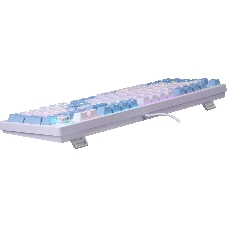 Клавиатура проводная Defender Hawk GK-418, USB, белый/голубой