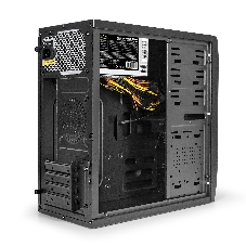 Компьютерный корпус Minitower ExeGate QA-412U-UNS350 (mATX, БП UNS350 с вент. 12см, 2хUSB+2хUSB 3.0, аудио, черный)