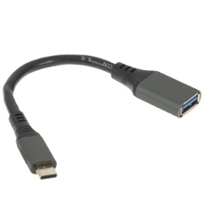Кабель USB2.0 OTG Cablexpert A-OTG-AFBM-03 USBAF/MicroBM, 0.15м, удлиненный разъем micro USB - 9мм, пакет