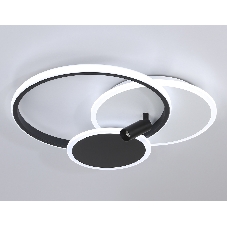 Светильник Ambrella light FL5118/3+1 WH/BK белый/черный 64W 3000K/4200K/6400K+4200K 480*425*110 (ПДУ ИК)