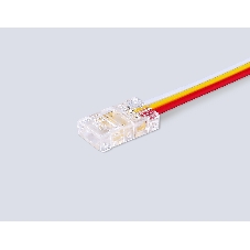 GS7406 Соединитель гибкий односторонний COB CCT 12/24V для лент 8mm (3 конт.) (5шт)