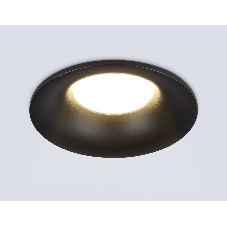 Встраиваемый точечный светильник Ambrella light TN102809 BK черный GU5.3 D90*35