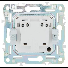Розетка IEK SKANDY SK-R02G 10А графит без заземл. без защ. шторок SK-R10-10-K53