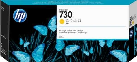 Картридж струйный HP 730 желтый для DesignJet T1700 (44