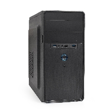 Компьютерный корпус Minitower ExeGate EX286441RUS BA-309U2-500W-8 (mATX, БП AA500 с вент. 8см, 1хUSB+2хUSB 3.0, HD аудио, черный)