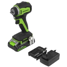 Гайковерт ударный аккумуляторный GreenWorks GD24IW200, 24v, 200 Нм, без АКБ и ЗУ (3803607)