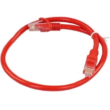 Патч-корд UTP Cablexpert cat.6, 0.5м, литой, многожильный, красный