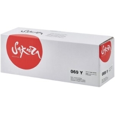 Картридж Sakura 069Y (5091C002) для Сanon, желтый, 1900к.
