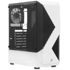 Компьютерный корпус 1STPLAYER FIREROSE F3-A белый, ATX, TG, 4x120мм LED fans inc.