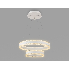 Светильник Ambrella light FA6175/2 WH белый 108W 3000K+6400K/3000K/6400K/4200K+4200K D500*630 (ПДУ РАДИО 2.4G)