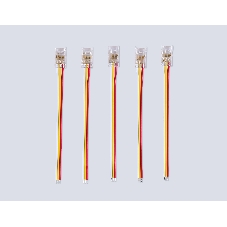 GS7406 Соединитель гибкий односторонний COB CCT 12/24V для лент 8mm (3 конт.) (5шт)