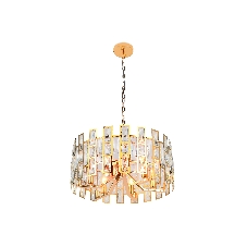 Светильник Ambrella light TR5061/6 GD/CL золото/прозрачный E14/6 max 40W D500*938