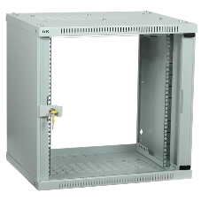 Шкаф LINEA WE 9U 550x350 мм дверь стекло серый ITK Шкаф LINEA WE 9U 550x350 мм дверь стекло серый ITK