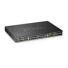 Коммутатор Zyxel GS1920-48HPv2 Hybrid Smart switch PoE+ Zyxel Nebula Flex, 44xGE PoE+, 4xCombo (SFP/RJ-45 PoE+), 2xSFP, budget PoE 375W, Standalone/cloud management