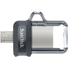 Флешка USB SanDisk DD3 Ultra (SDDD3-032G-G46), 32Gb, USB 3.0/microUSB, R/W 130/30, черный