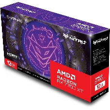Видеокарта Sapphire PCI-E 4.0 11335-02-20G NITRO+ RX 7700 XT GAMING OC AMD Radeon RX 7700XT 12288Mb 192 GDDR6 2276/18000 HDMIx2 DPx2 HDCP Ret