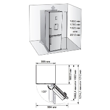 Холодильник Samsung RB37A5200WW/WT белый двухкамерный 269/98л морозилка снизу, No Frost