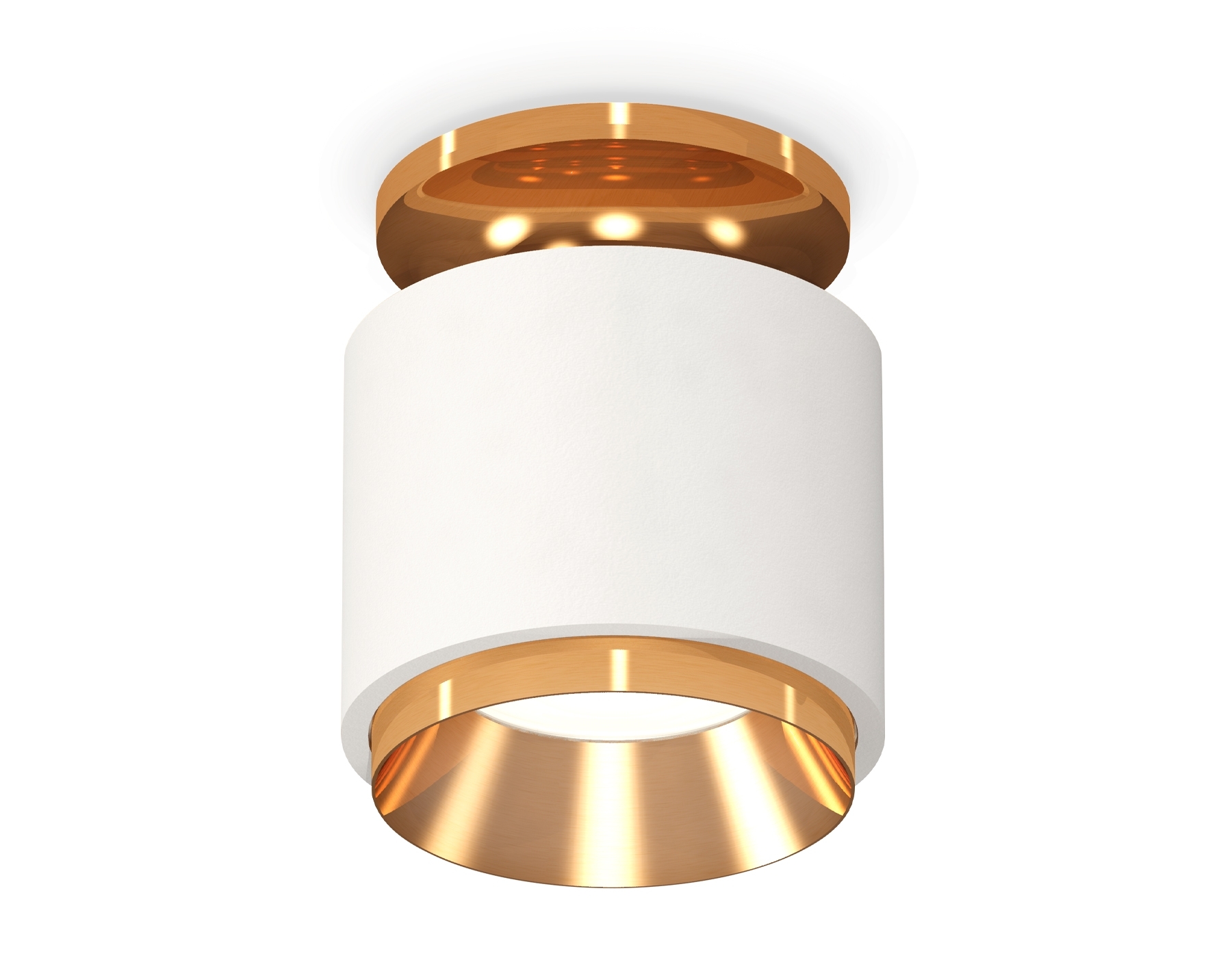 Светильник Ambrella Light XS7510120 SWH/PYG белый песок/золото желтое полированное MR16 GU5.3 (N7929, C7510, N7034)