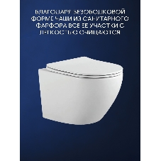 Комплект BAU 6 в 1: инсталляция BAU PRO, унитаз подвесной Rio Luxe 52*35, сиденье микролифт, кнопка смыва BAU Hotel для инсталляции, хром