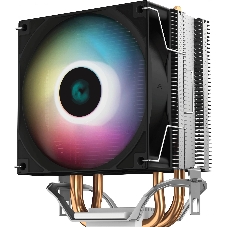 Кулер для процессора DEEPCOOL AG300 LED, 92 мм, алюминий/медь, 3050 об/мин, 30.5 дБ, 4 pin, 150 Вт, 129 мм
