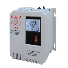 Стабилизаторы напряжения Ресанта АСН-1 500 Н/1-Ц 63/6/20 Стабилизатор Lux 220В±8%, Габариты 206х133х230, Вес 4,5кг
