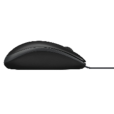 Мышь проводная Logitech B100 черный, 1000 dpi, USB, кнопки - 3