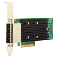 Адаптер HBA SAS 9400-16e SGL (05-50013-00), PCIe 3.1 x8 LP, Tri-Mode SAS/SATA/NVMe 12G HBA, 16port(2*ext SFF8644), 3416 IOC