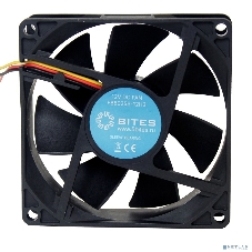 Вентилятор для корпуса 5bites FB8025S-12H3 черный, 80 x 80 мм, 3000 об/мин, 30 дБ, 3 pin