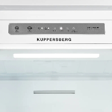 Встраиваемый холодильник Kuppersberg RBN 1961, High-Tech двухкамерный, полезный объем 334 л, суперохлаждение, суперзаморозка, функция отпуск, перевешиваемые двери (door slider), электронное управление, звуковая индикация открытой двери, NoFrost, зона свежести, LED освещение, инвертерный компрессор, энергоэффективность А++, уровень шума 35 дБ, белый