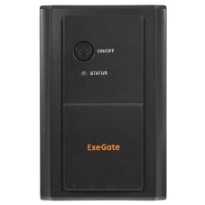 Источник бесперебойного питания ExeGate Power NB-2200.LED.AVR.4SH (2200VA/1300W, LED, AVR, 4*Schuko, батарея 12V 9Ah - 2 шт., металлический корпус, Black)