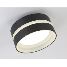 Светильник Ambrella light TN5421 SBK/FR черный песок/белый матовый GX53 IP20 D95*60