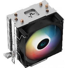 Кулер для процессора DEEPCOOL AG300 LED, 92 мм, алюминий/медь, 3050 об/мин, 30.5 дБ, 4 pin, 150 Вт, 129 мм