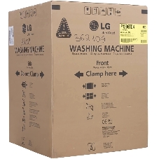 Стиральная машина LG F1296TD4 серебристый, загрузка фронтальная 8 кг, 1200 об/мин, класс: А