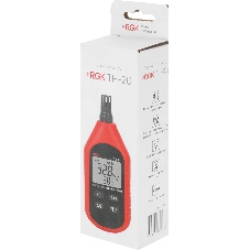 Термогигрометр RGK TH-20 портативный красный/черный (776486)