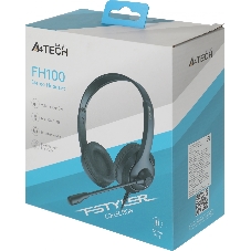 Гарнитура A4Tech Fstyler FH100 чёрный, проводная