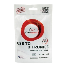 Переходник Gembird Конвертер Bitronics ->USB порт CUM-360, C36M/USBAM, 1.8м, блистер