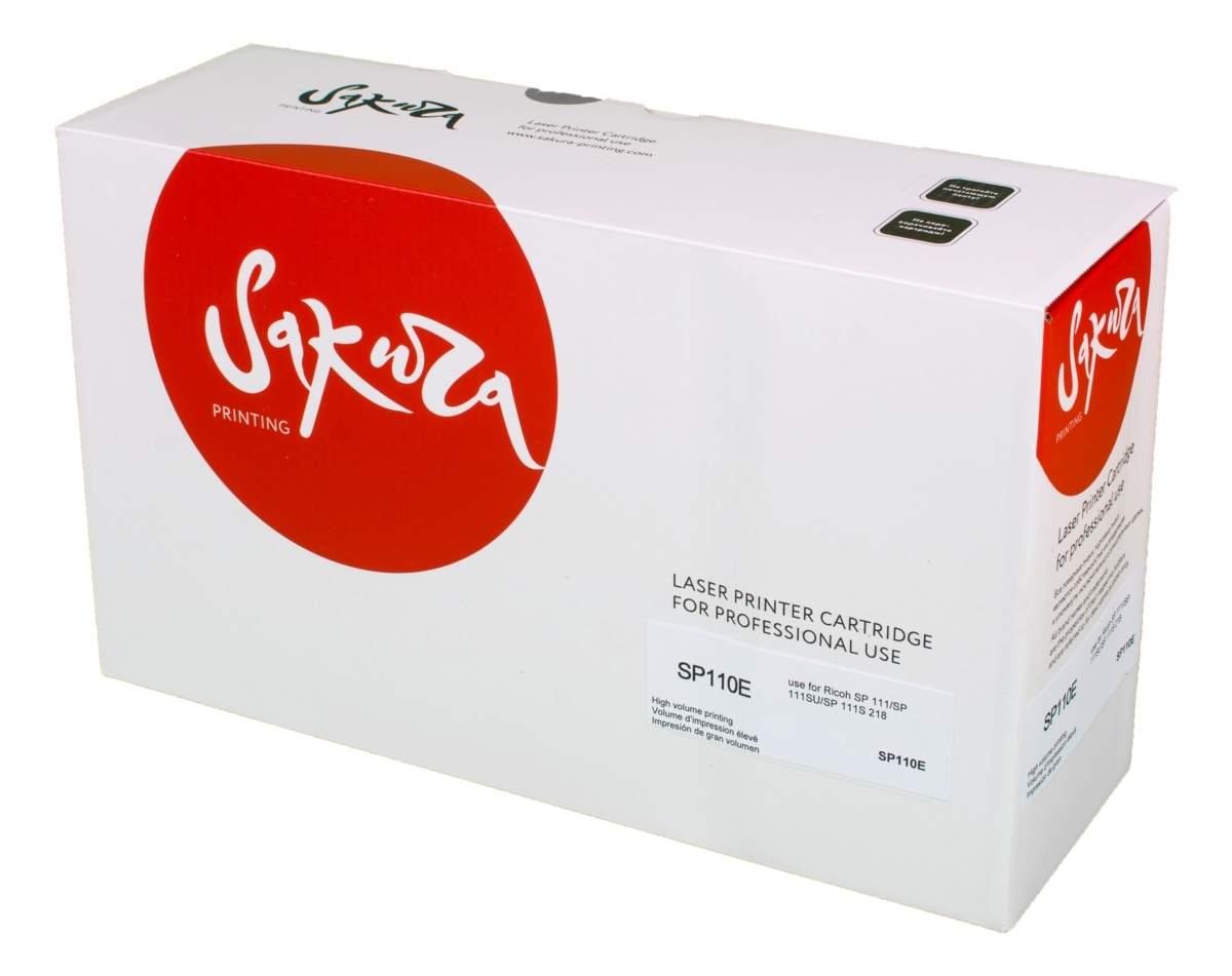 Картридж Sakura SP110E Black для Ricoh SP 111, SP 111SU, SP 111S, черный, 2000 к.